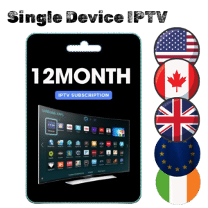 IPTV Ireland 12 months 1 device